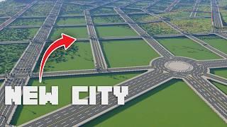 We are building a HUGE CITY in Minecraft.  01