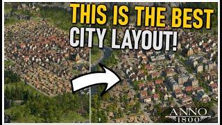 The BEST CITY LAYOUT in Anno 1800  10x10 Layout Guide & Stamps