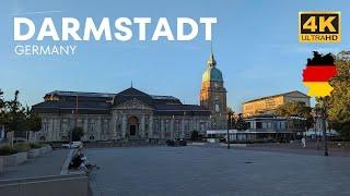 Darmstadt Germany A walking tour in 2023 I  4K HDR