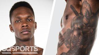 UFC Fighter Israel Adesanya Breaks Down His Tattoos  GQ Sports