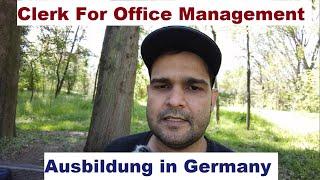 Vocational Training as Clerk For Office Management in Germany URDU VLOG