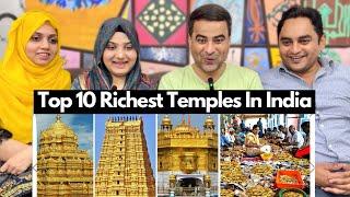Top 10 Richest Temples In India Reaction  Indias Top 10 Richest Temples  Amber Rizwan Reaction