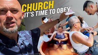 Church it is time - time to obey. We need training and then do it. Not just hear about it.