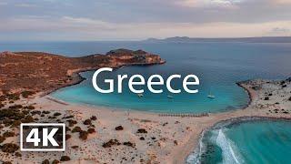 Greece 4K  Travel with Calm Music