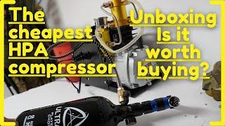 HPA compressor Unboxing  Review for Airsoft Paintball