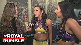 The IIconics unleash a backstage verbal tirade at Royal Rumble WWE Exclusive Jan. 27 2019