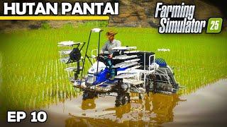 TRANSPLANTING RICE WITH UNIQUE MACHINE  Farming Simulator 25 - Hutan Pantai  Episode 10