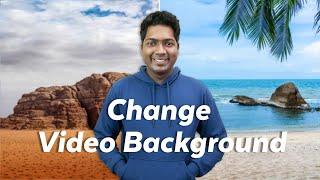 How to Remove Background in Video for Free  without green screen