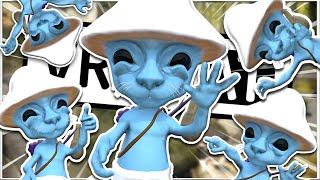 SMURF CAT RAID IN VRCHAT Shailushai Meme  VRChat Funny Moments