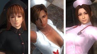 DEAD OR ALIVE 5 All Girls Nurse Uniform Set Win & Lose Poses