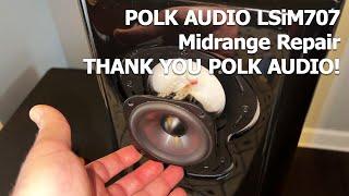 Polk Audio LSiM707 Midrange Driver Repair