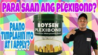 Paano gamitin ang Plexibond Cementitious WaterproofingBoysen PaintsBest Varnish & Paints