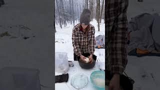 Slowly perfecting this sourdough #offgrid #vanlife #northwoods