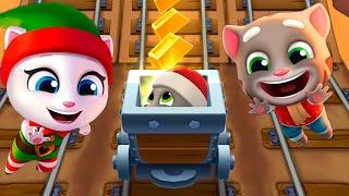 Talking Tom Gold Run Christmas 2020 - Christmas Santa Tom Gameplay Walkthrough HD