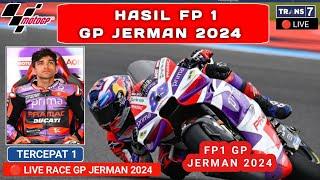 Hasil MotoGP Hari ini - Hasil Latihan Bebas MotoGp Jerman 2024 - Fp1 Gp Jerman - Jadwal motogp