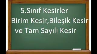 5.Sınıf Kesirler