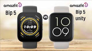 Amazfit Bip 5 vs Amazfit Bip 5 Unity Smartwatch 2024