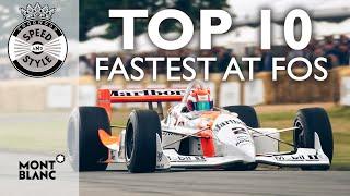 Top 10 fastest cars at Festival of Speed 2019