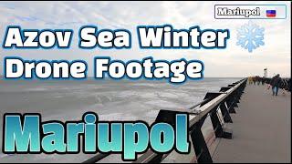 Azov Sea Winter ️ Drone Footage - 2023