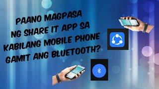 Paano magpasa Ng share it application gamit Ang bluetooth?