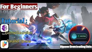 How to use Gameguardian in mobile legends using Parallel Space & Bypass its Data  For Beginners 