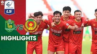 Highlights  Cần Thơ vs CAND  Pha ngả người của Minh Bình mang về 3 điểm cho CAND