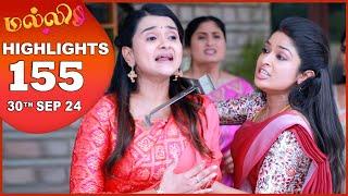 Malli Serial  EP 155 Highlights  30th Sep 2024  Nikitha  Vijay  Saregama TV Shows Tamil