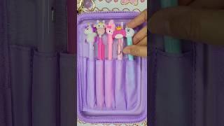 Organizing My New Unicorn Pencil Case #schoolsupplies