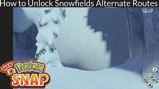 New Pokemon Snap - How to Unlock the Snowfields Alternate Routes