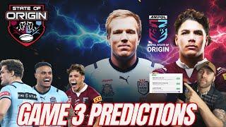 State Of Origin 2024 Game 3 Predictions & Tips 
