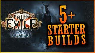 5 STARTER-BUILDS für 3.19 LAKE OF KALANDRA  Path of Exile  Deutsch