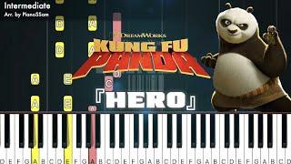 Intermediate Hero - Kung Fu Panda  Piano Tutorial