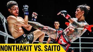 This Brawl Got HEATED  Nonthakit vs. Saito  Muay Thai Full Fight