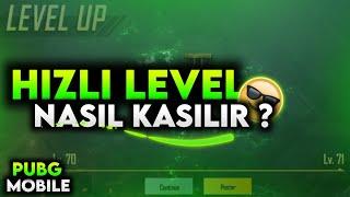 EN HIZLI LEVEL KASMA TAKTİĞİ Pubg Mobile Hızlı Level Nasıl Kasılır ?