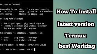 F-Droid Termux installed Error Fixed 