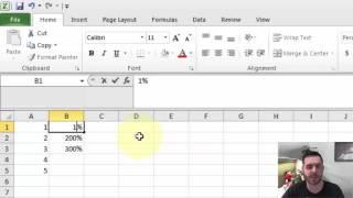 How to Write Percentage Formulas in Excel
