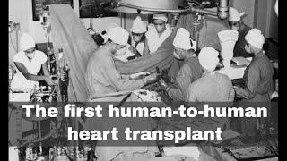 3rd December 1967 The first human to human heart transplant