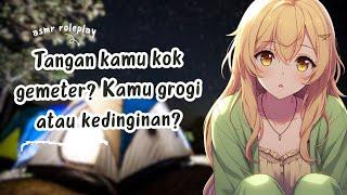 Kamu yang pemalu camping bareng pacar ASMR Roleplay Girlfriend Indonesia shy listener SFX