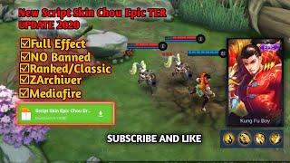 SCRIPT  SKIN CHOU EPIC DRAGON BOY FULL EFFECT + FILE BACKUP - MOBILE LEGEND BANG BANG