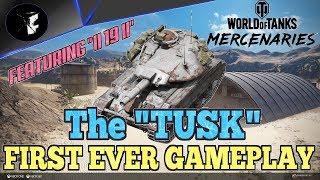 World of Tanks Mercenaries  FIRST EVER TUSK REPLAY  ll 19 ll - Ace Tanker