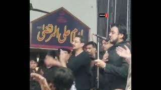 Allama Majid Raza Abidi NohaKhawani after Shahadat Majlis Bibi Fatima s.a Shohda e Karbala Karachi