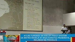Atlas tungkol sa valley fault system sa Metro Manila at mga karatig-probinsya inilabas ng Phivolcs