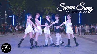 KPOP IN PUBLIC  ONE TAKE LE SSERAFIM 르세라핌 ‘Swan Song’  DANCE COVER  Z-AXIS FROM SINGAPORE