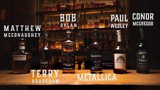 Is Celebrity Whiskey CRAP?  Blind Tasting 6 Celebrity Whiskeys