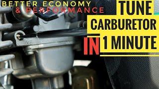 SUPER QUICK CARB TUNING FOR BEST MILEAGE & PICK UP  TVS APACHE RTR CARBURETOR CLEANING & ADJUSTMENT