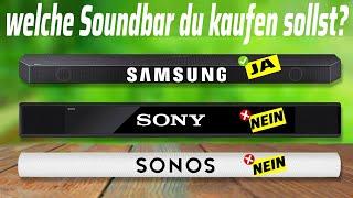 TOP 5  Beste SOUNDBAR 2024 Vergleich der besten Soundbars auf Deutsch BoseSonosSamsung...