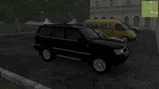 Поездка в другой город на Toyota Land Cruiser 100  City Car Driving