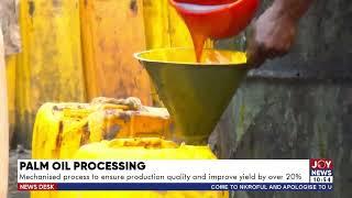 Palm Oil Processing Mechanised process to ensure product quality and improve yield by over 20%