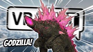 GODZILLA RAMPAGES IN VRCHAT  Funny VRChat Moments