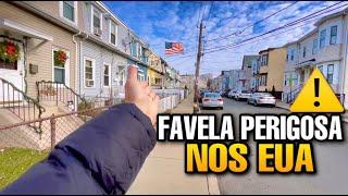 VEJA COMO É UMA FAVELA NOS EUA - BAIRRO PERIG0S0 DE BOSTON